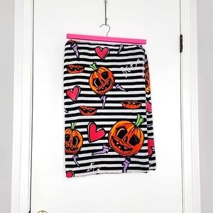 Betsey johnson Halloween stripes blank